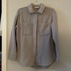 Athleta Soft Fleece Jacket Shirt